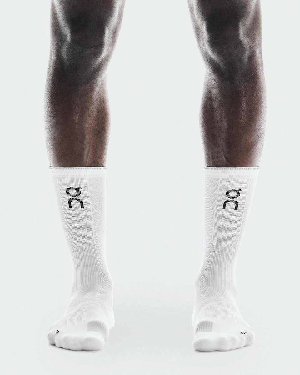 Performance Run Sock High - White/Glacier | On United States