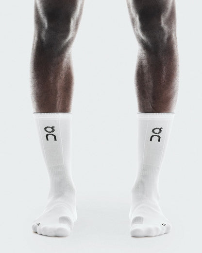 Performance Run Sock High - White/Glacier | On United States