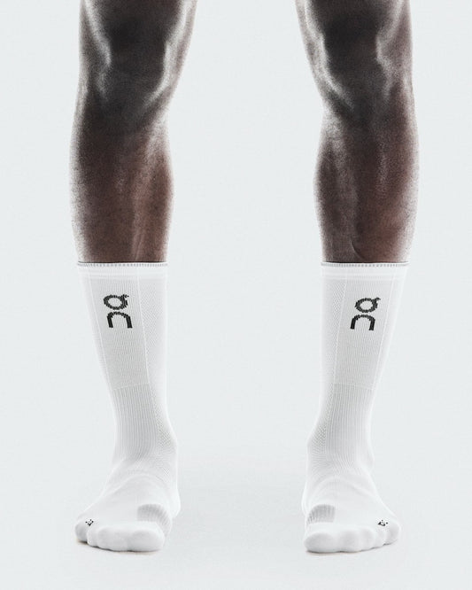 Performance Run Sock High - White/Glacier | On United States