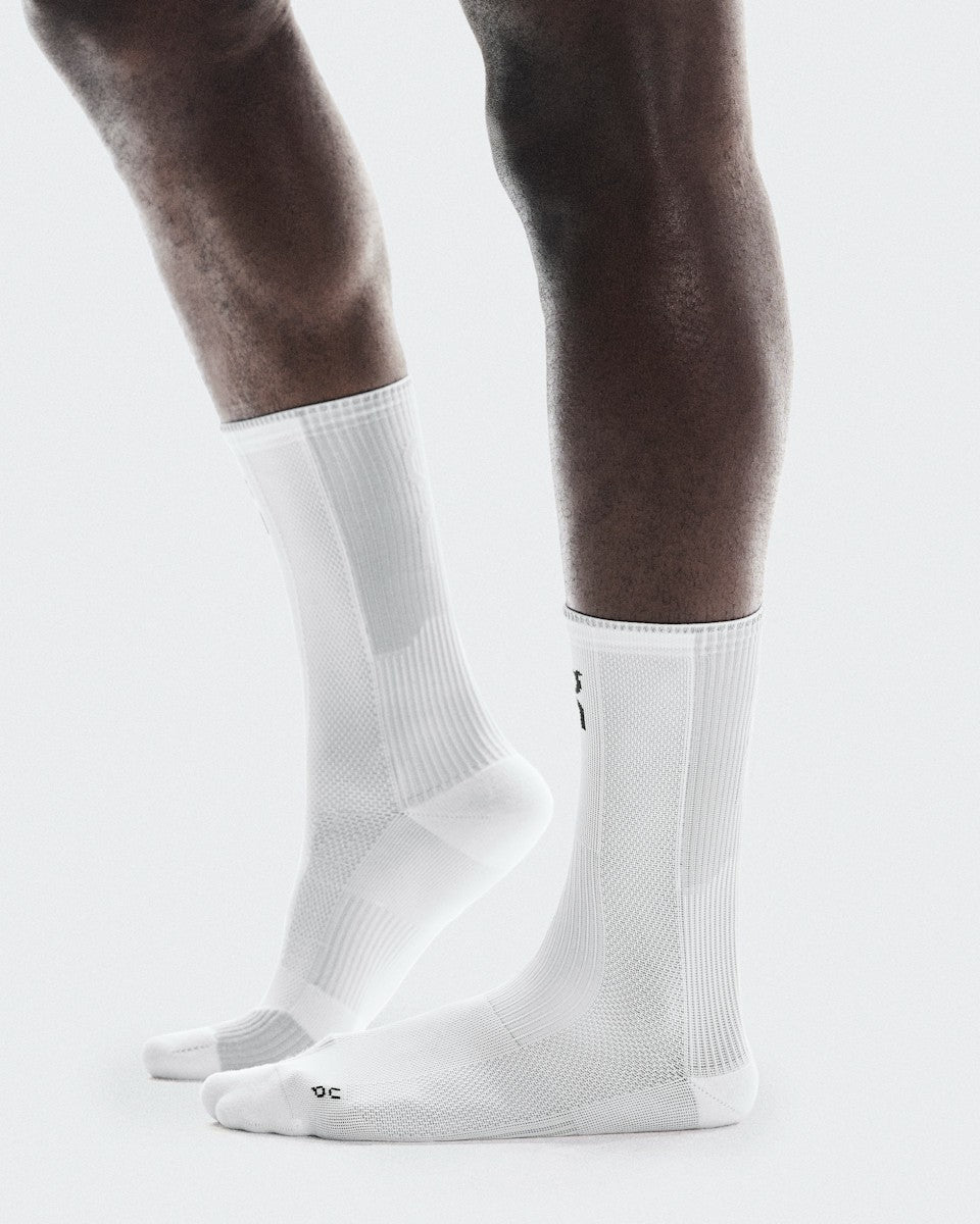 Performance Run Sock High - White/Glacier | On United States