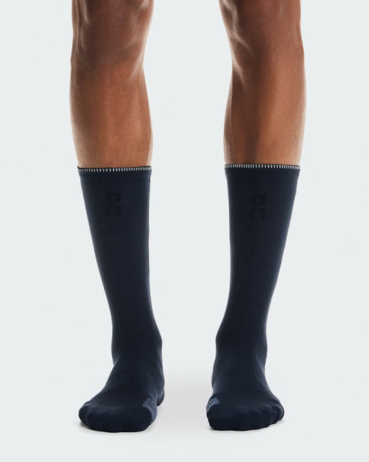 Performance Run Sock High - Navy/Navy | On United States