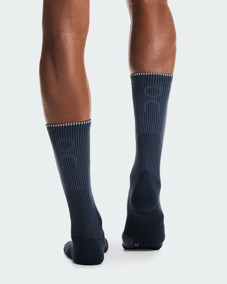 Performance Run Sock High - Navy/Navy | On United States