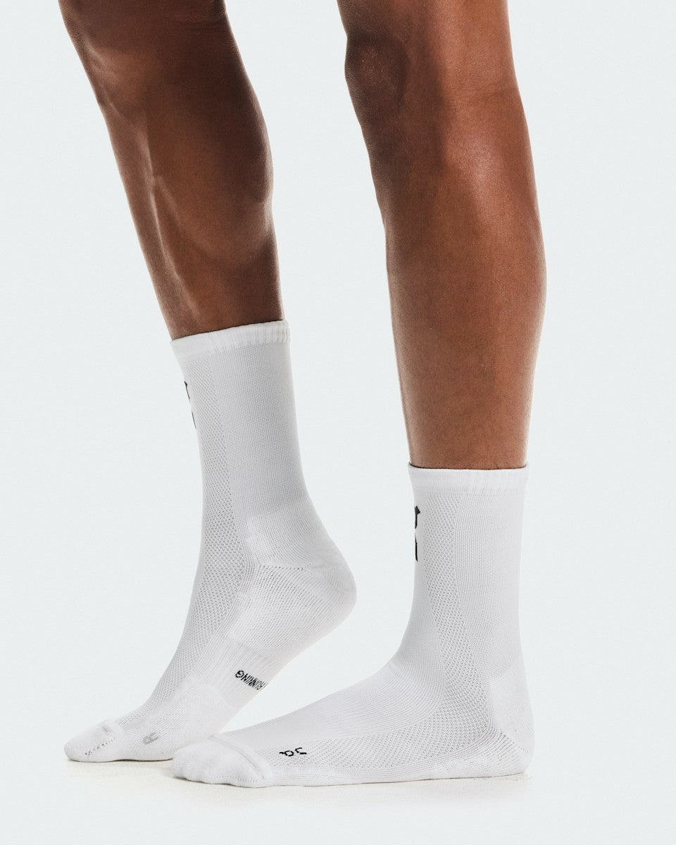 Core Run Sock High 2P - White | On United States