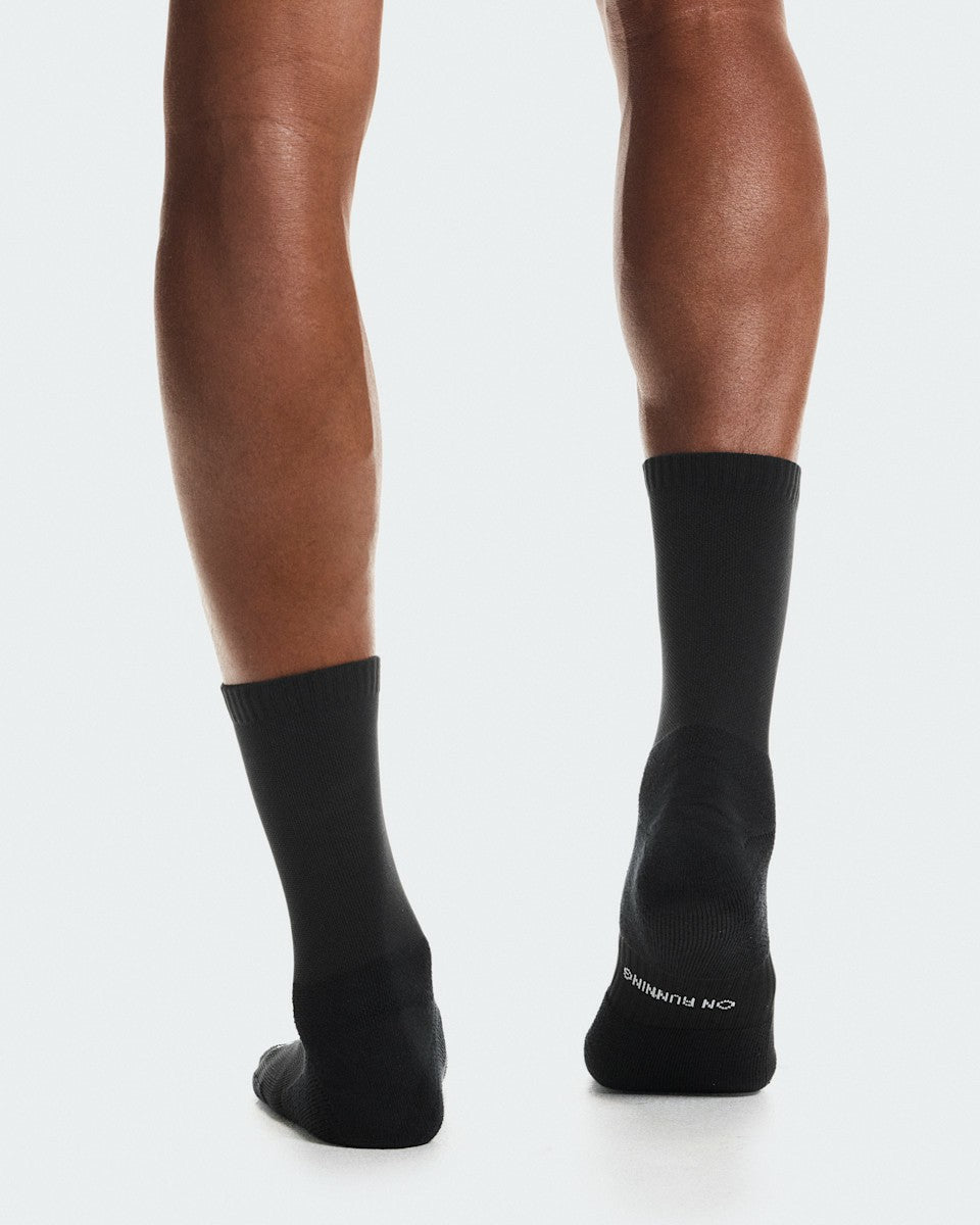 Core Run Sock High 2P - Black | On United States