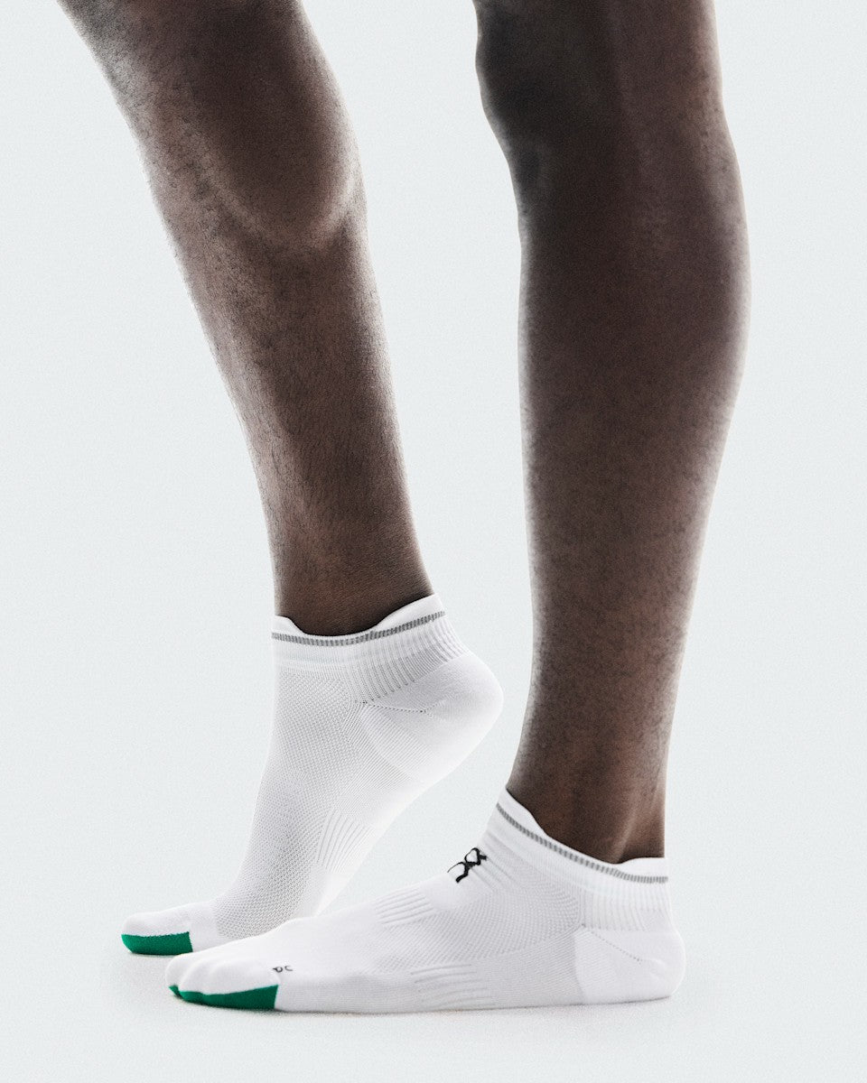 Elite Run Sock Low - White/Ivory | On United States