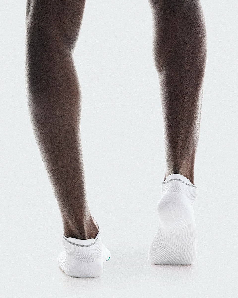 Elite Run Sock Low - White/Ivory | On United States