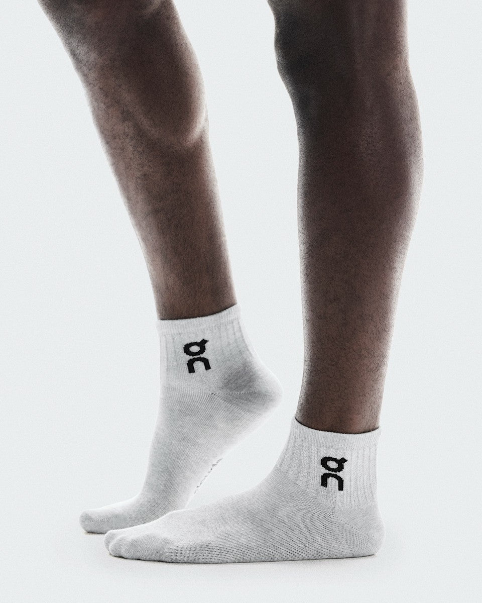 Logo Sock Mid 3P - Heather Gray | On United States