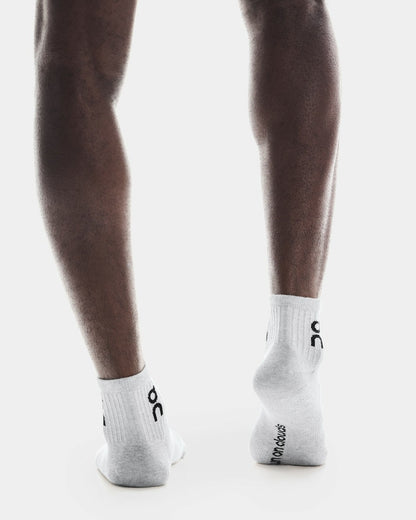 Logo Sock Mid 3P - Heather Gray | On United States