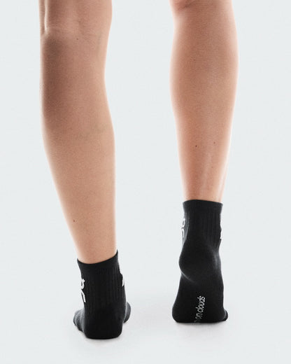 Logo Sock Mid 3P - Black | On United States