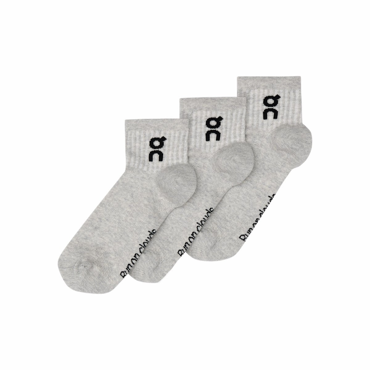 Logo Sock Mid 3P - Black | On United States
