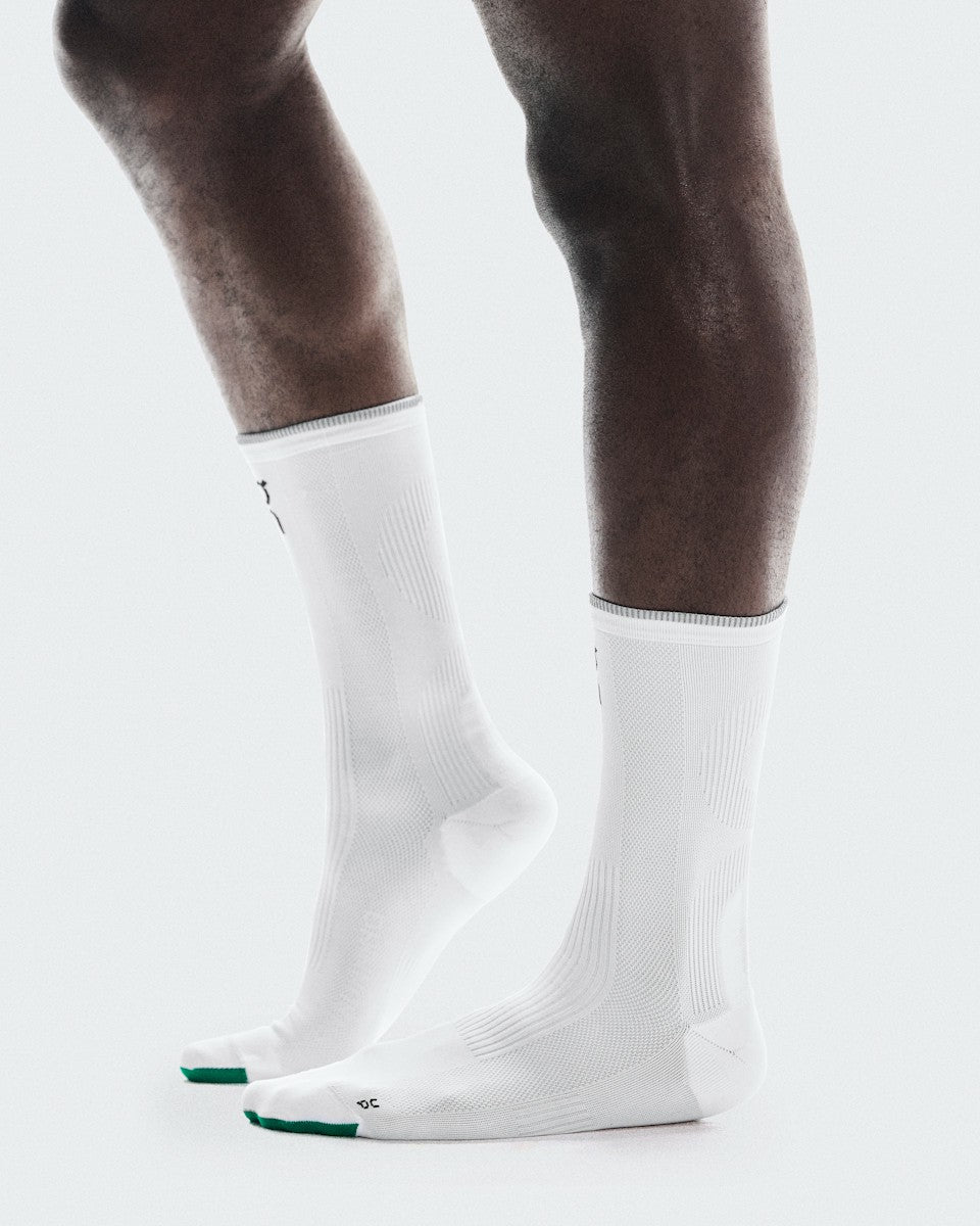 Elite Run Sock High - White/Ivory | On United States