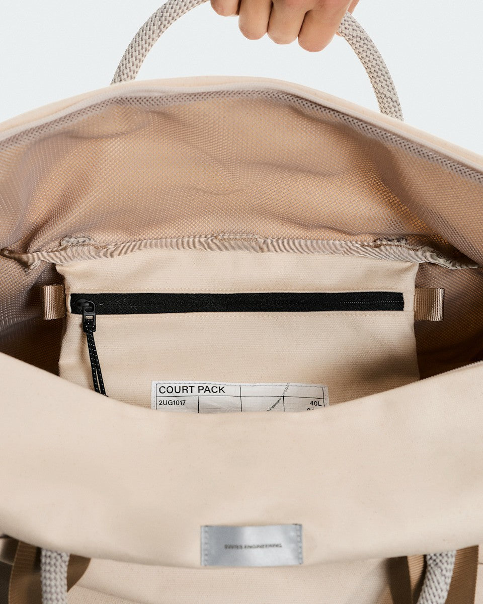 Court Pack 40L - Sesame/White | On United States