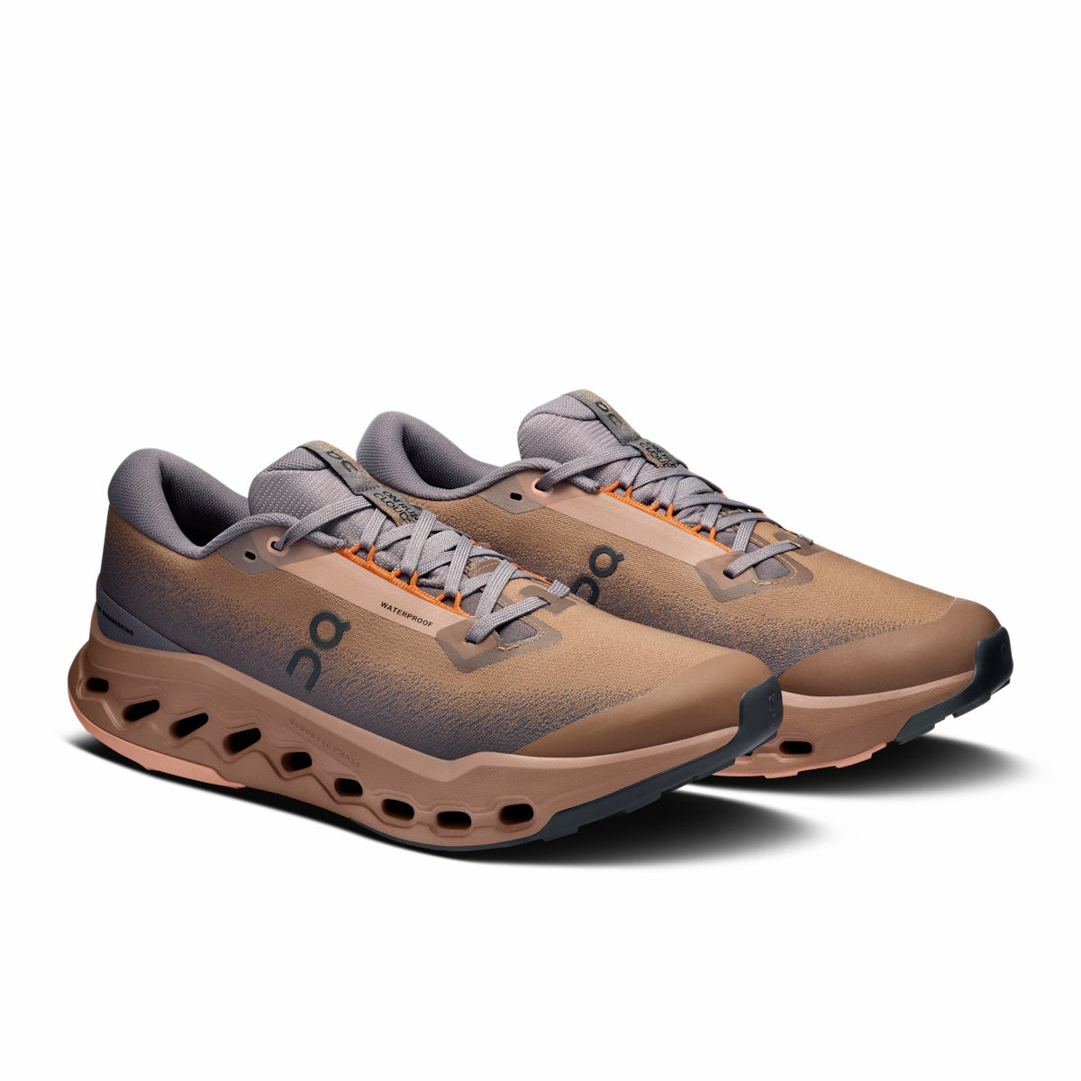 Men's Cloudsurfer Trail 2 Waterproof - Portobello/Pebble | On United States