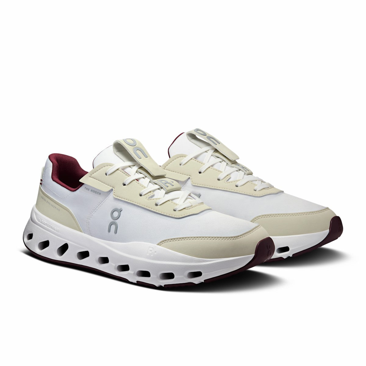 Men's THE ROGER Wildcard - Ivory/Maroon | On United States