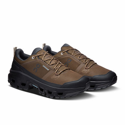 Men's Cloudrock Low Waterproof - Earth/Black | On United States