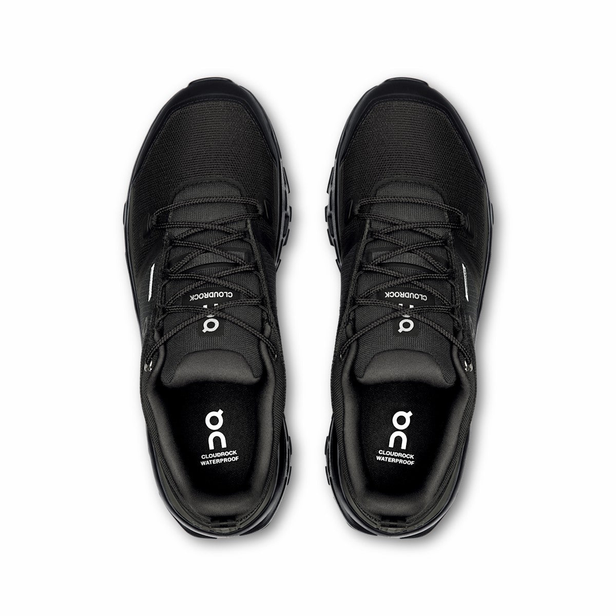 Men's Cloudrock Low Waterproof - Black/Black | On United States