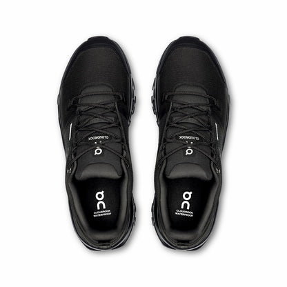 Men's Cloudrock Low Waterproof - Black/Black | On United States