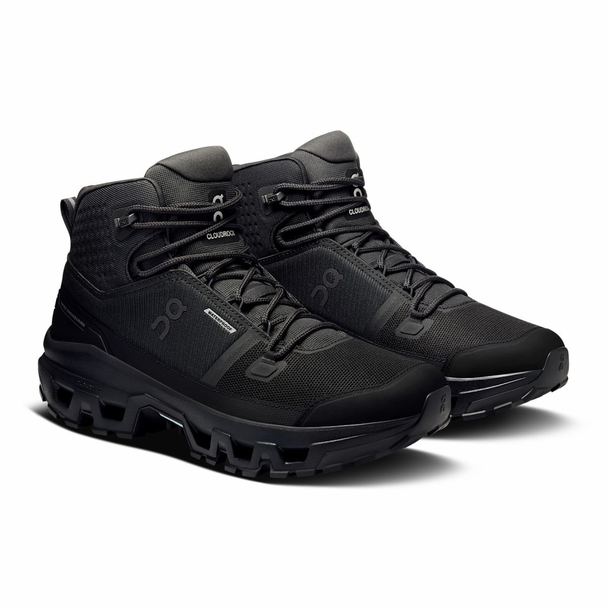Men's Cloudrock Mid Waterproof - Black/Black | On United States