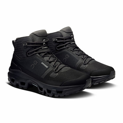 Men's Cloudrock Mid Waterproof - Black/Black | On United States