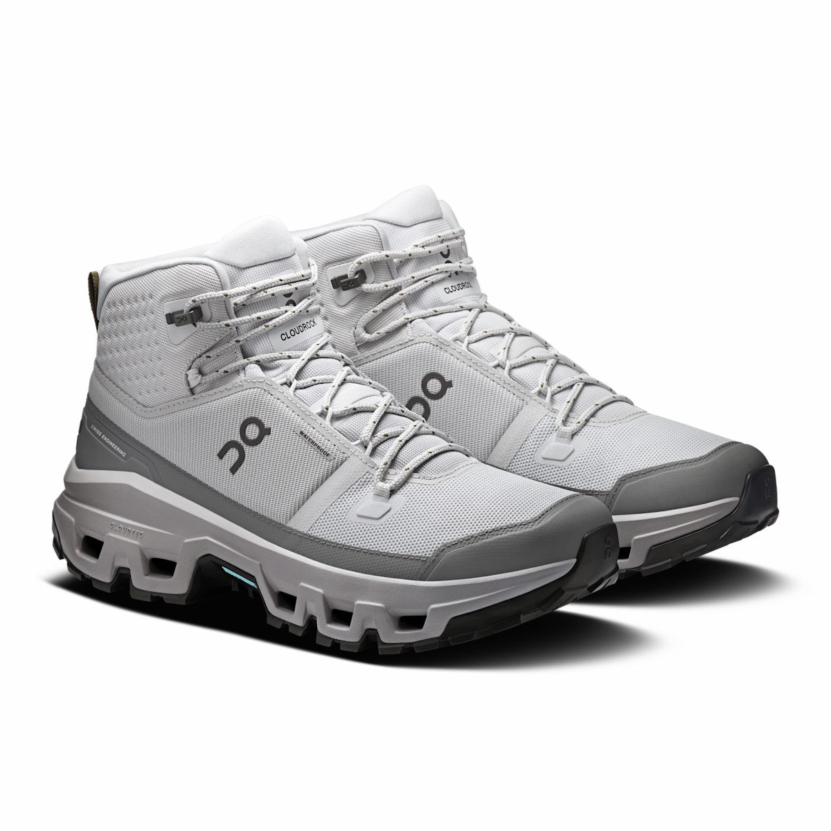 Men's Cloudrock Mid Waterproof - Glacier/Alloy | On United States