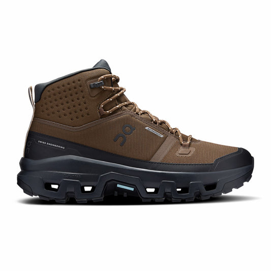 Men's Cloudrock Mid Waterproof - Earth/Black | On United States