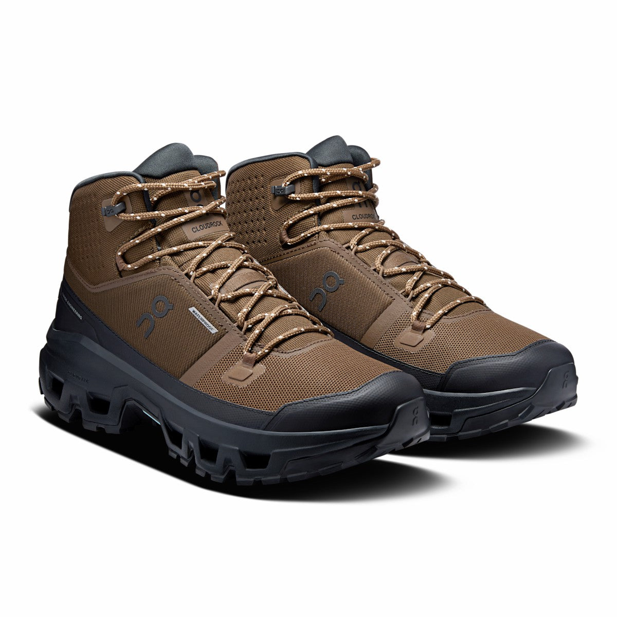 Men's Cloudrock Mid Waterproof - Earth/Black | On United States