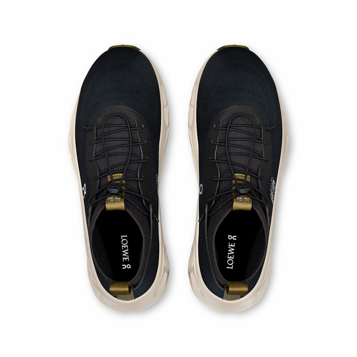 Men's Cloudtilt Hi LOEWE - Black/Oatmeal/Olive | On United States