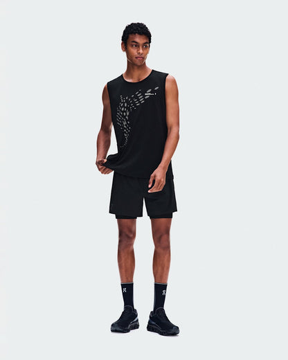 Men's On Run Tank - Black | On United States
