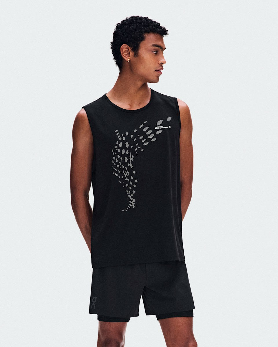 Men's On Run Tank - Black | On United States