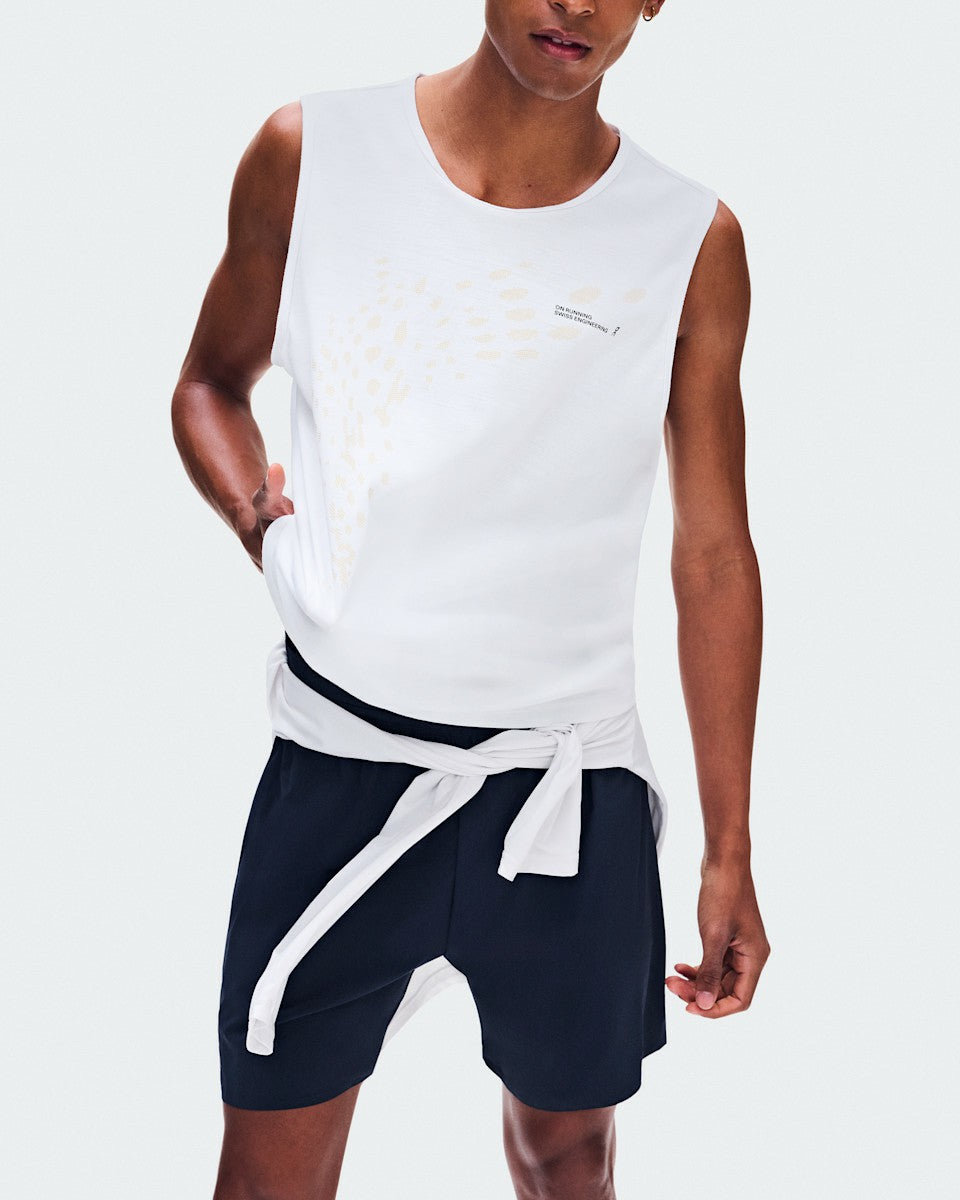 Men's On Run Tank - White | On United States