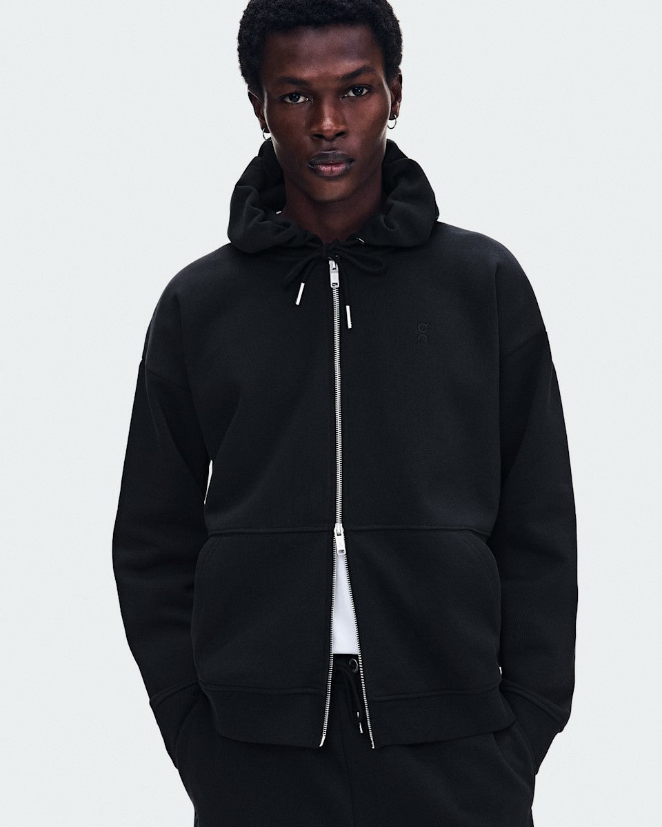Men's Club Collective Full Zip Hoodie - Black | On United States