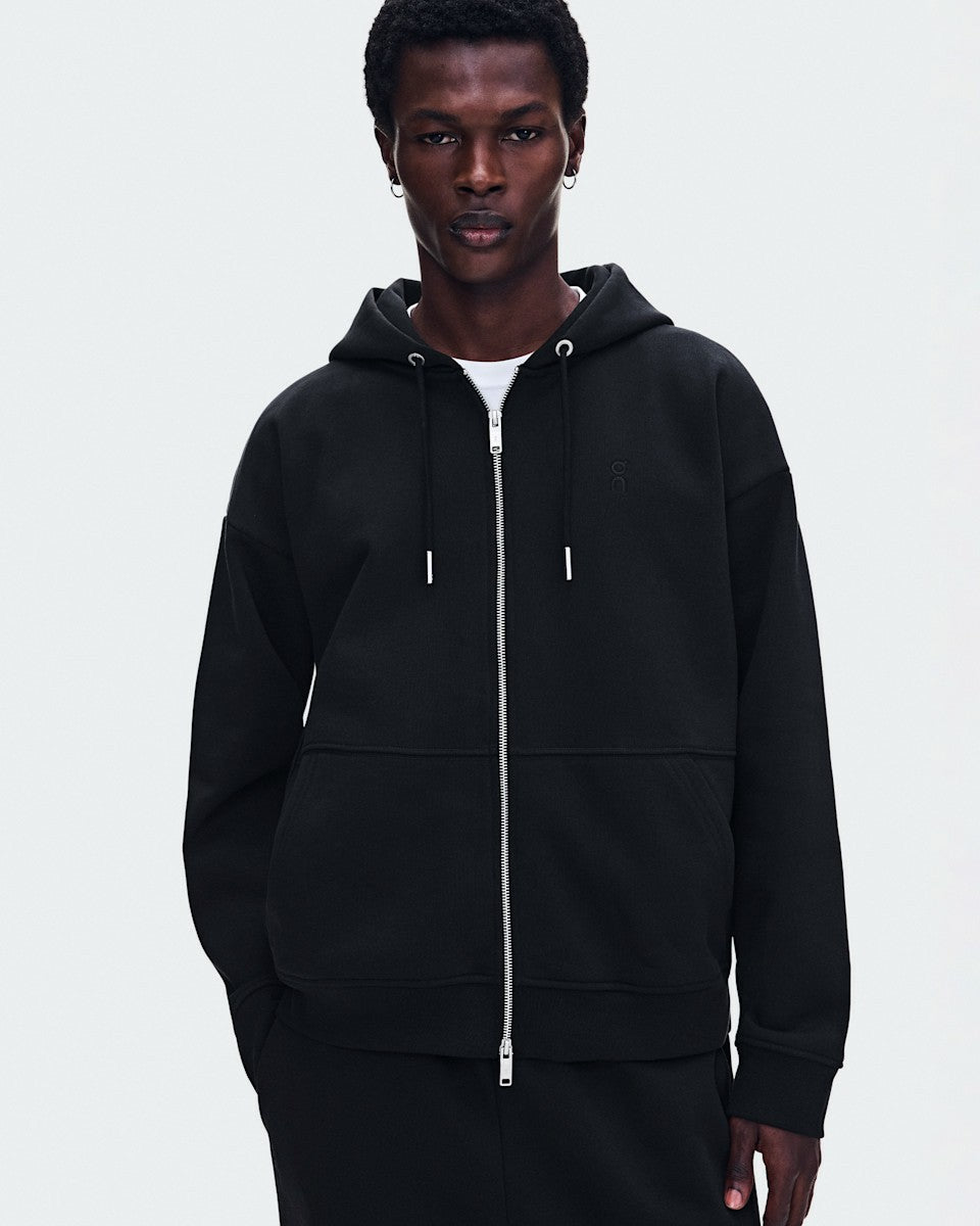 Men's Club Collective Full Zip Hoodie - Black | On United States