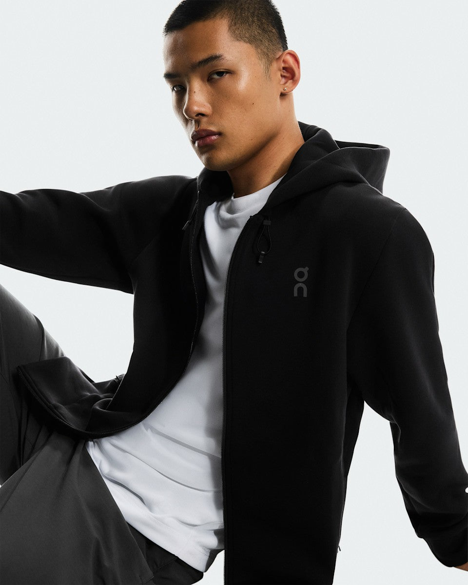 Men's Focus Tech Zip Hoodie - Black | On United States
