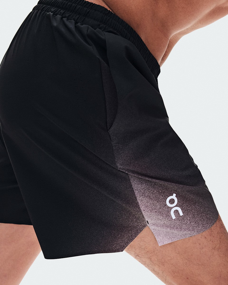 Men's 5" Court Shorts Swing - Black/Mulberry | On United States