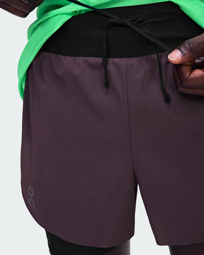 Men's Zero 2-in-1 Shorts - Urchin/Black | On United States