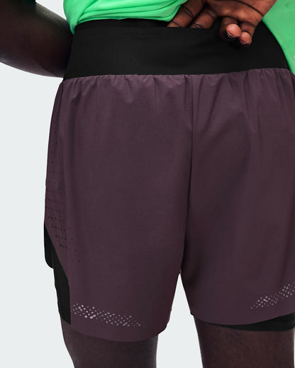 Men's Zero 2-in-1 Shorts - Urchin/Black | On United States