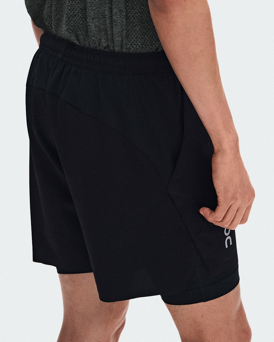 Men's Train 2-in-1 Shorts - Black | On United States