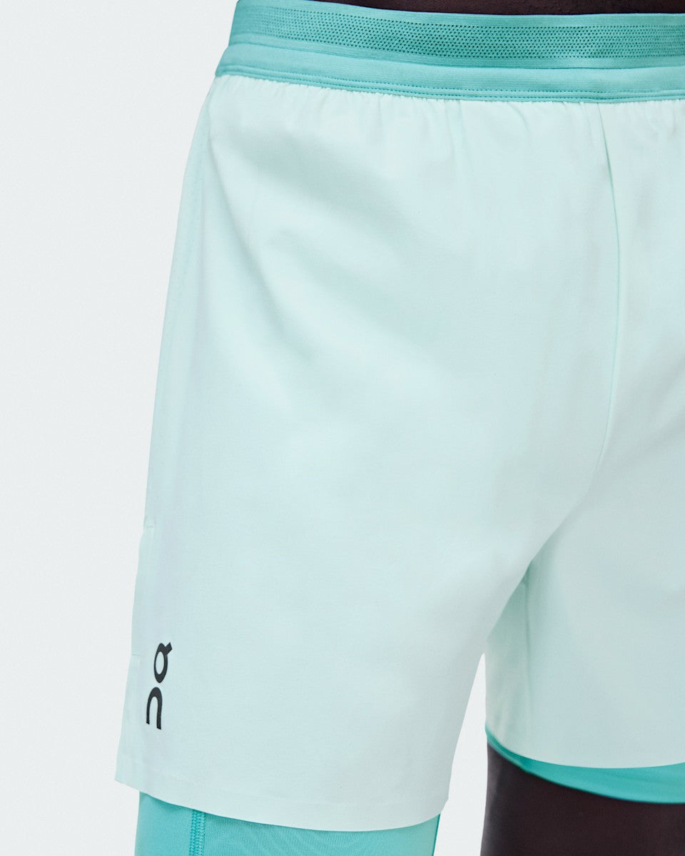 Men's 5" Performance 2/1 Shorts - Flurry/Aquamarine | On United States