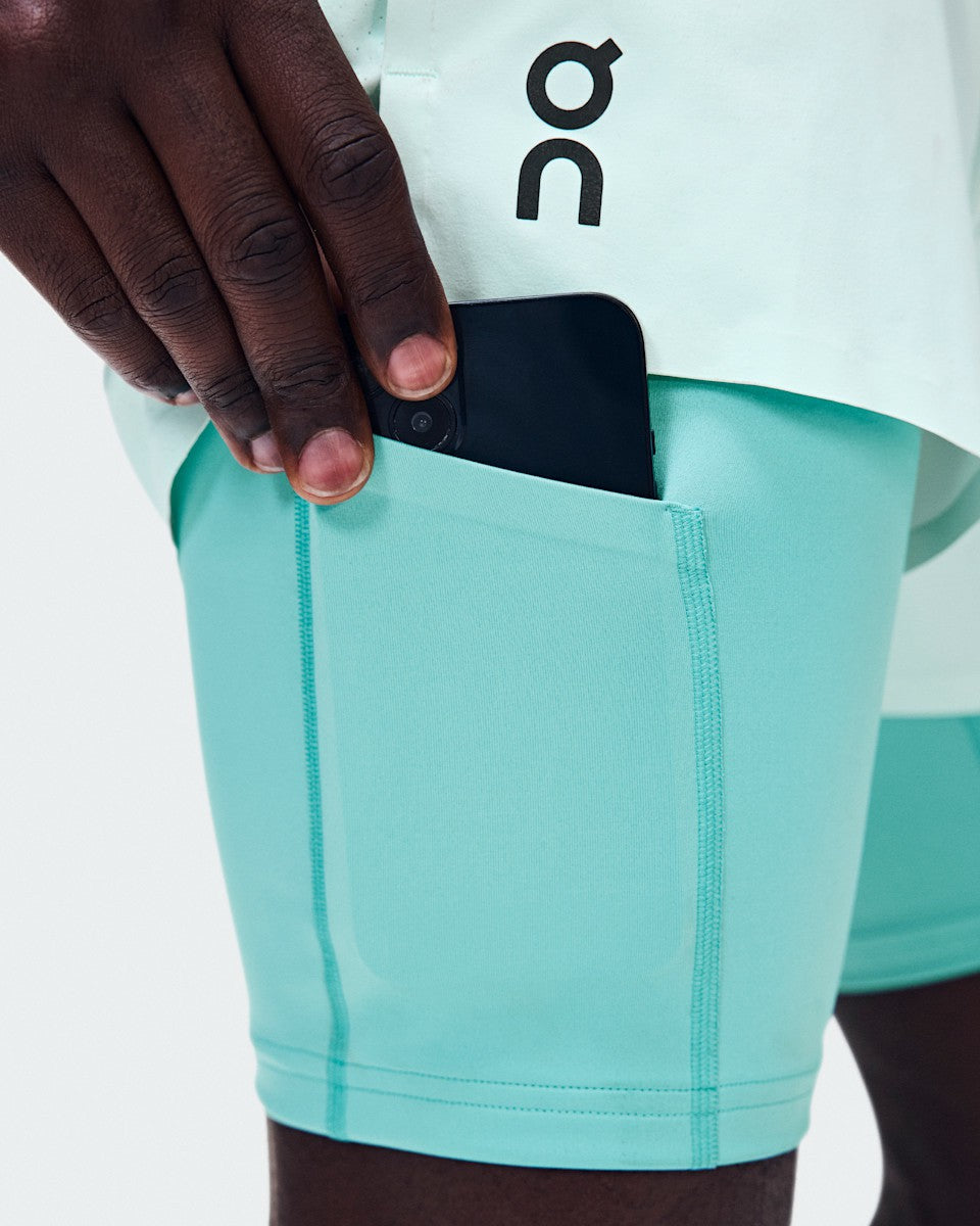 Men's 5" Performance 2/1 Shorts - Flurry/Aquamarine | On United States