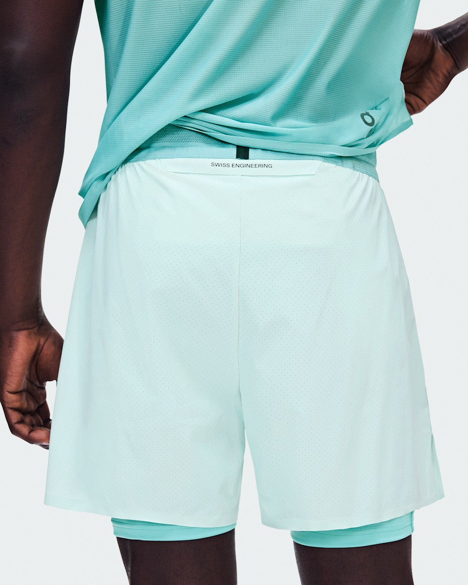 Men's 5" Performance 2/1 Shorts - Flurry/Aquamarine | On United States