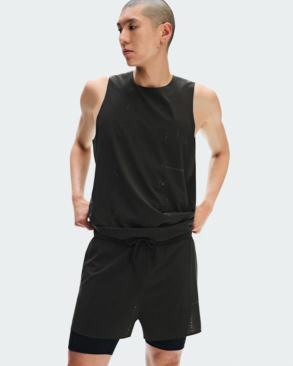 Men's Zero 2-in-1 Shorts PAF - Molasses/Black | On United States