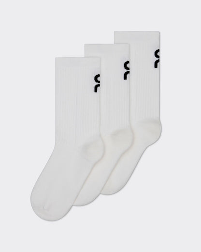Logo Sock High 3P Kids for Kids - White | On United States
