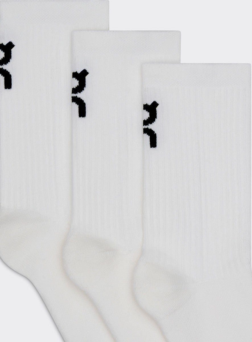 Logo Sock High 3P Kids for Kids - White | On United States