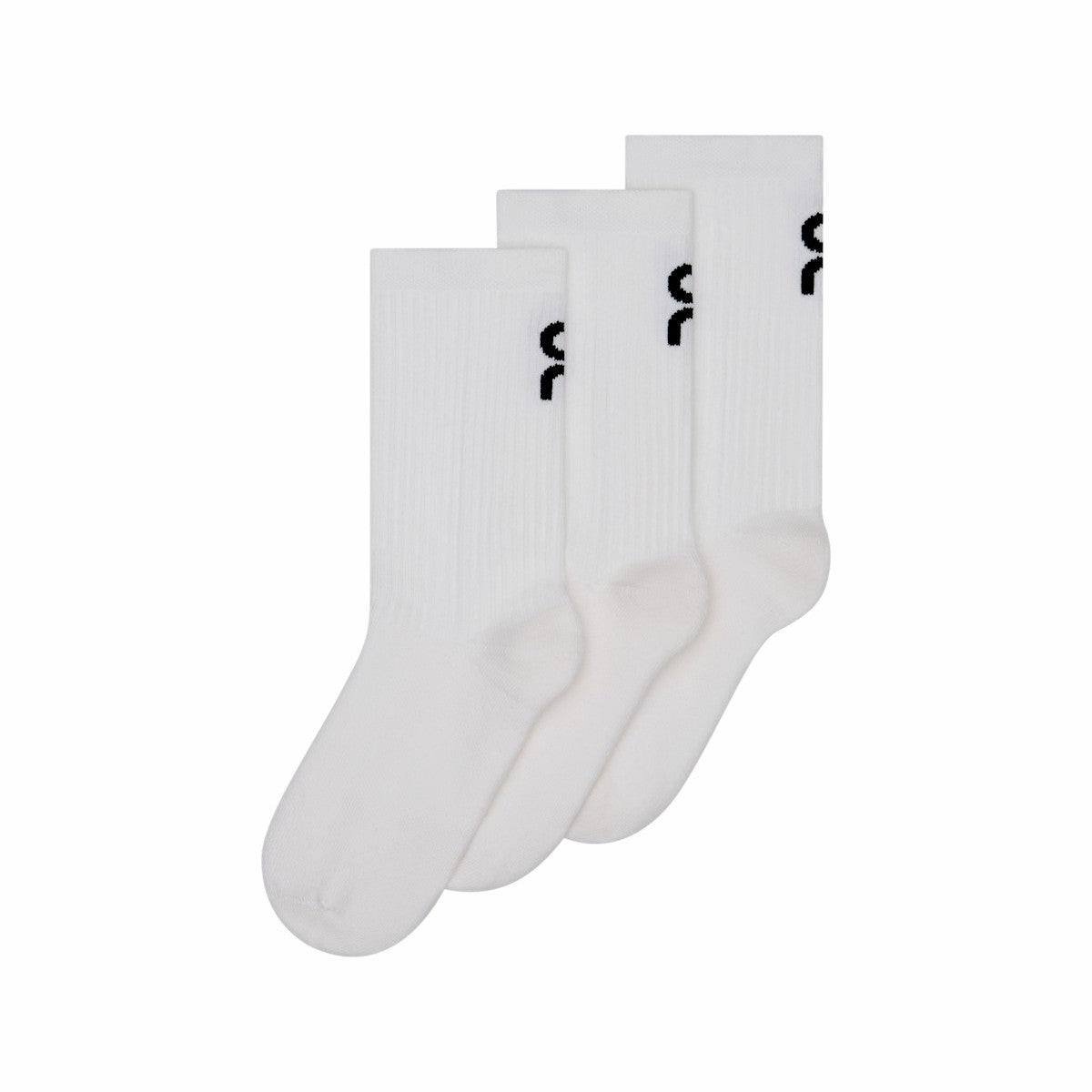 Logo Sock High 3P Kids for Kids - White | On United States